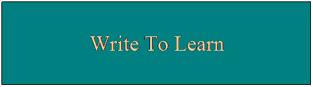 Text Box: Write To Learn
